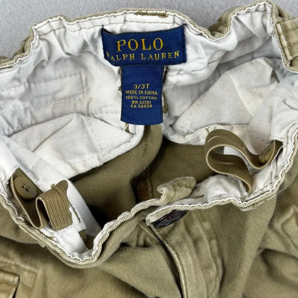 Polo Ralph Lauren Toddler Cargo Shorts Khaki 3T